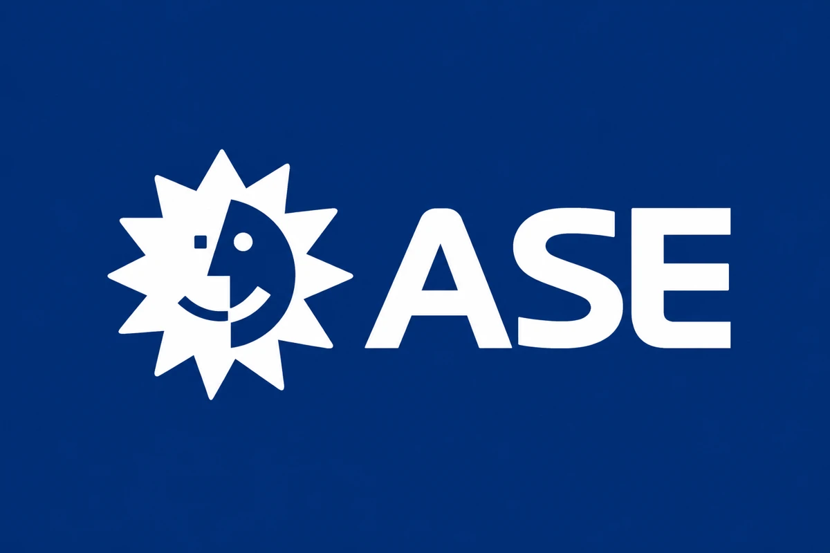 Advanced Semiconductor Engineering ASE company logo