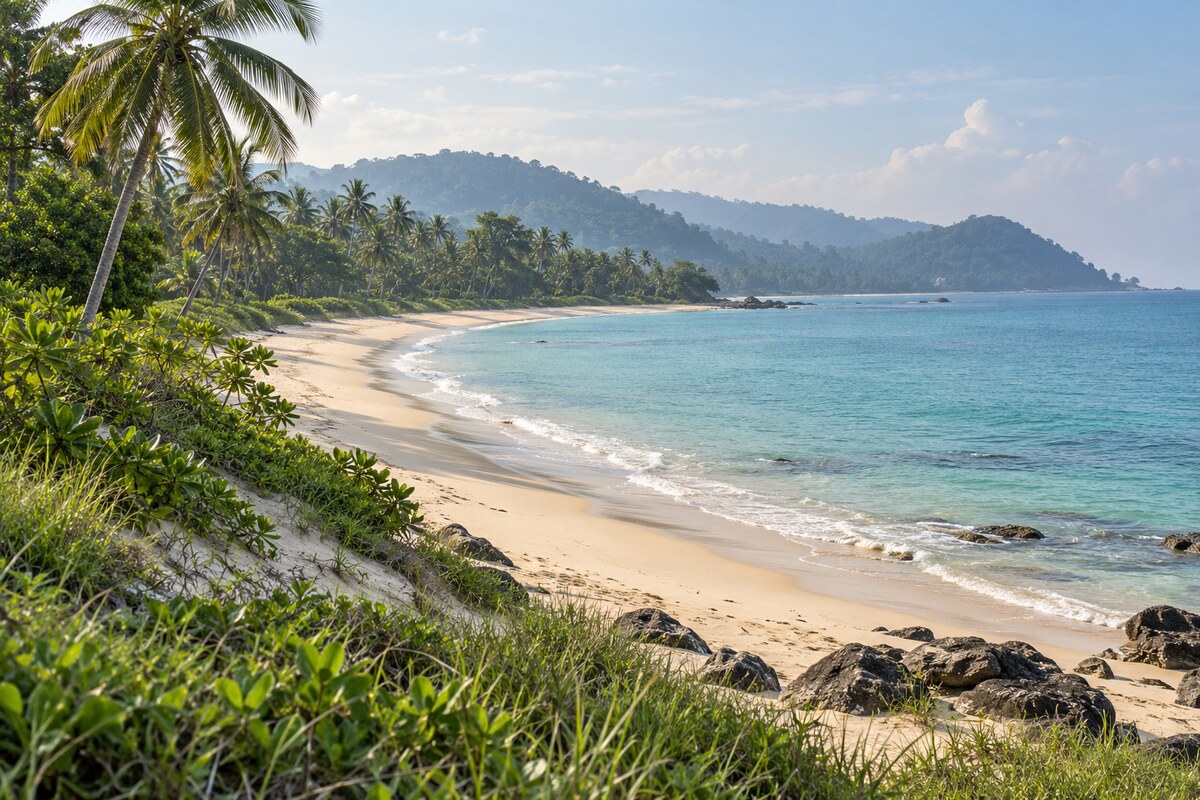 Pahang coastline near Kuantan