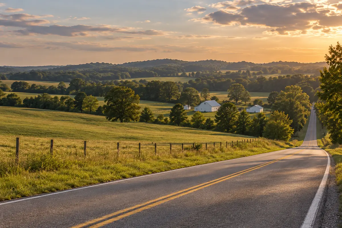 Western Tennessee countryside Western Tennessee countryside