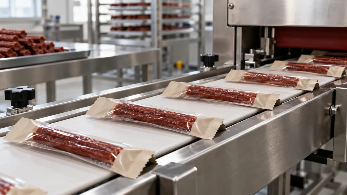 Meat snack manufacturing