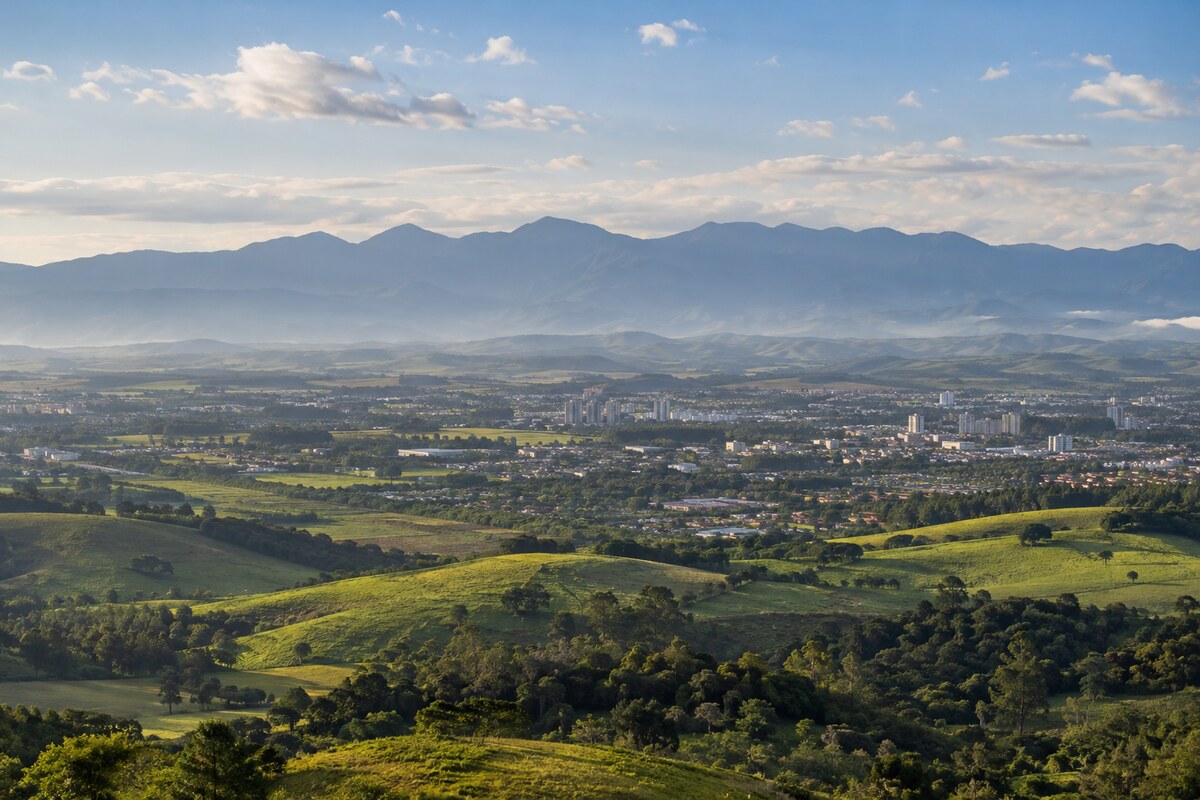 Illustrative Paraíba Valley landscape Illustrative Paraíba Valley landscape