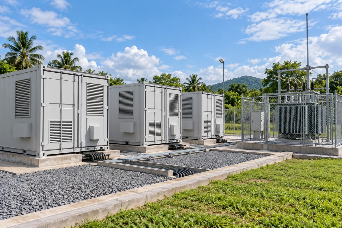Containerised battery energy storage equipment