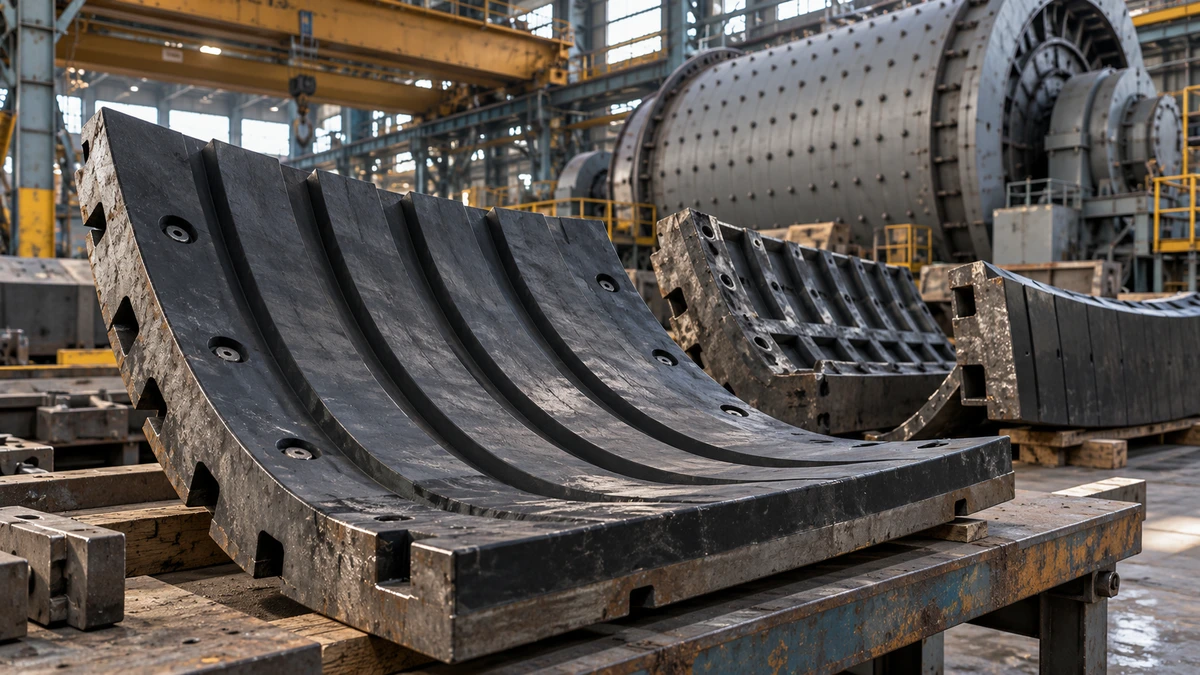 Mining equipment maintenance and mill liners