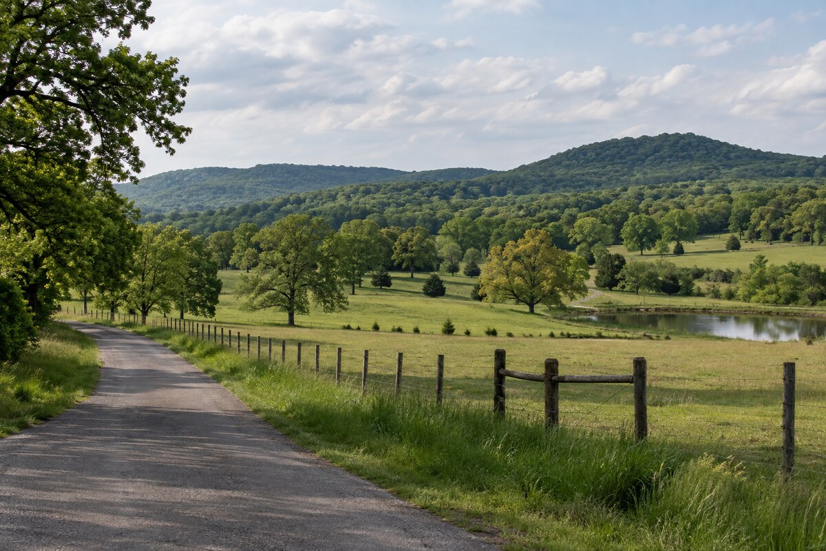 Woodland and pasture in southeastern Oklahoma