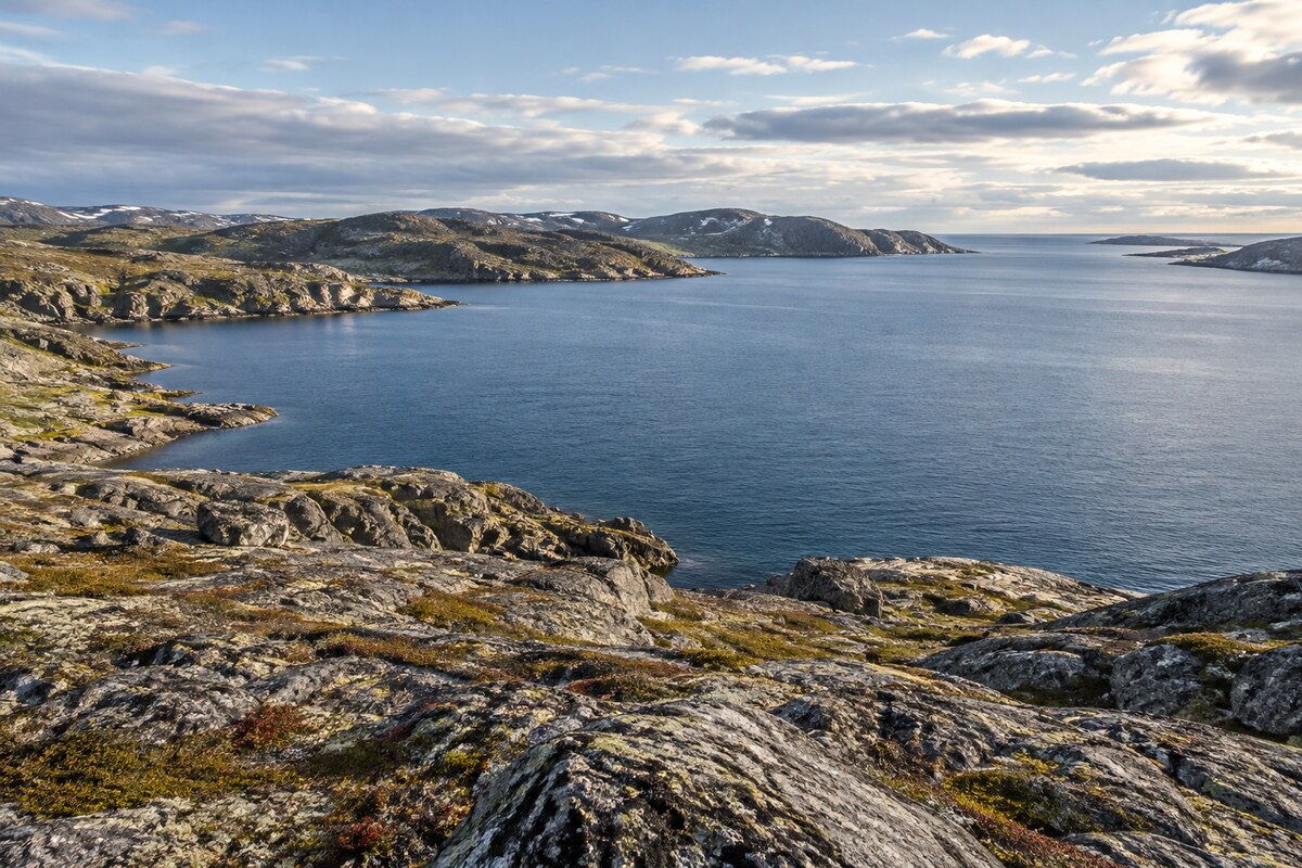 Barents Sea Arctic coastline