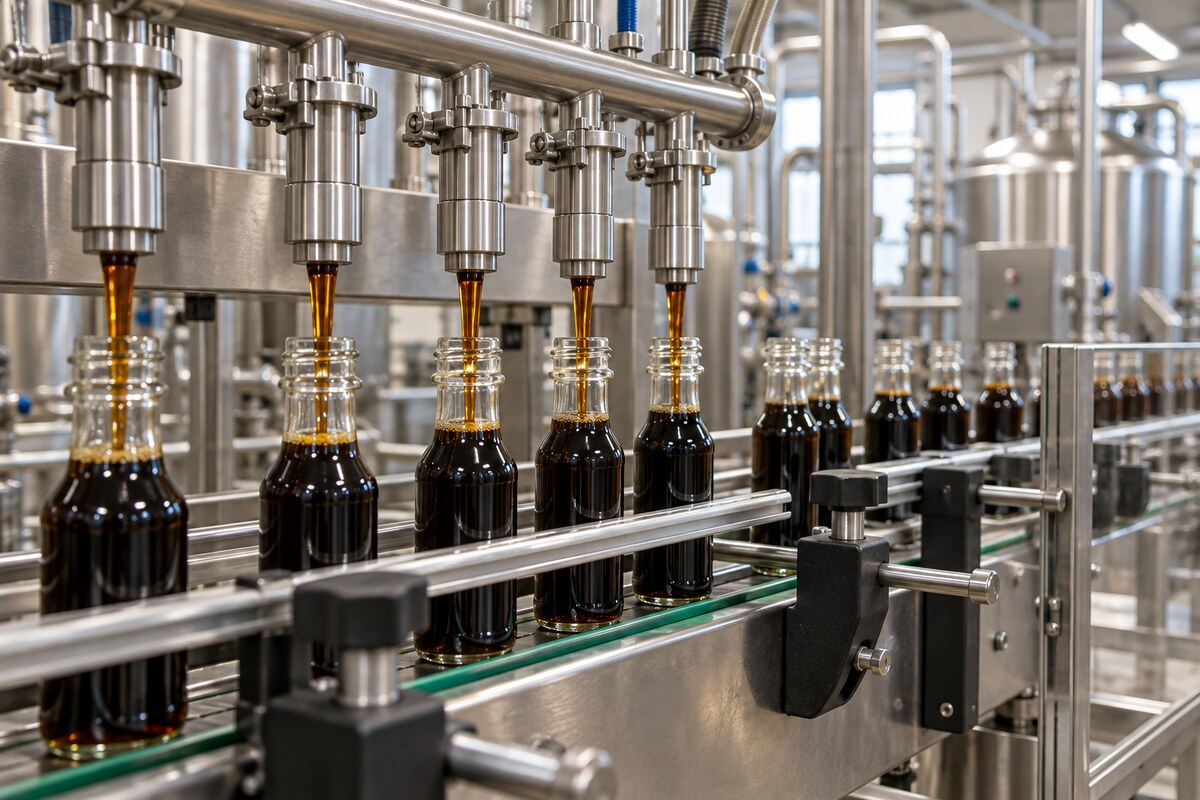 Soy sauce bottling and processing