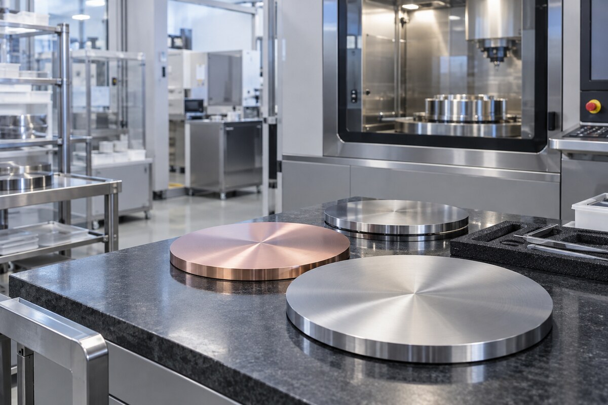 Semiconductor deposition materials production