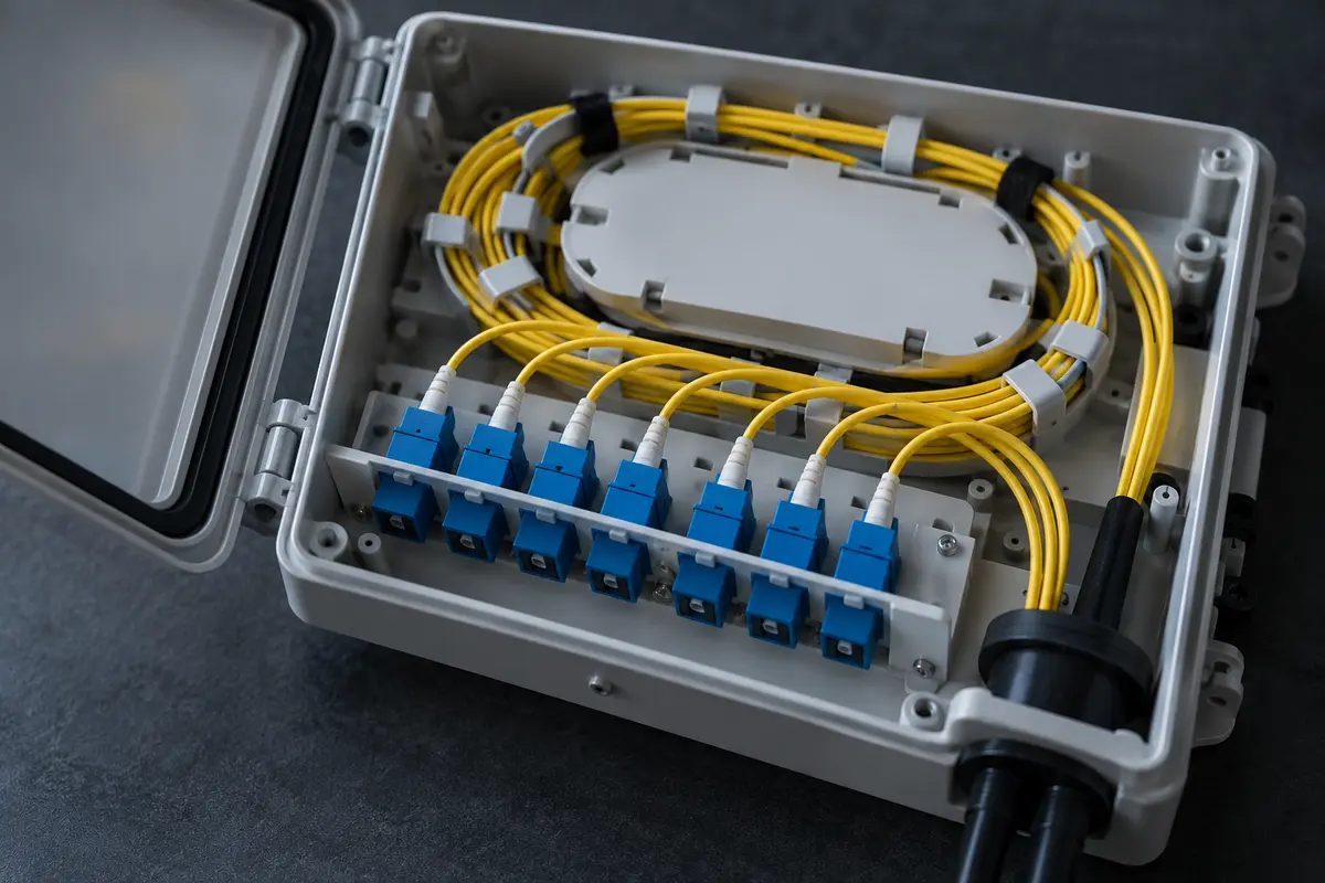 Fibre distribution connections