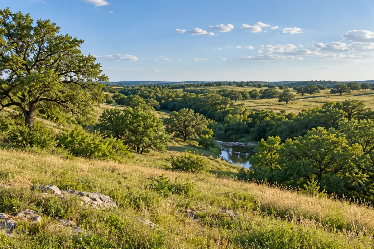 North Texas prairie landscape