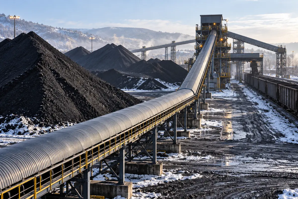 Coal handling and rail loading