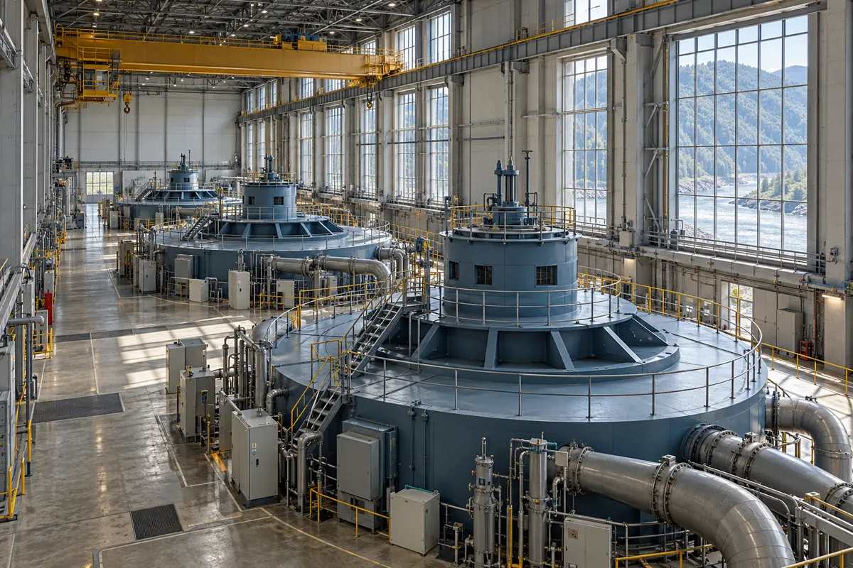 Hydroelectric generating equipment