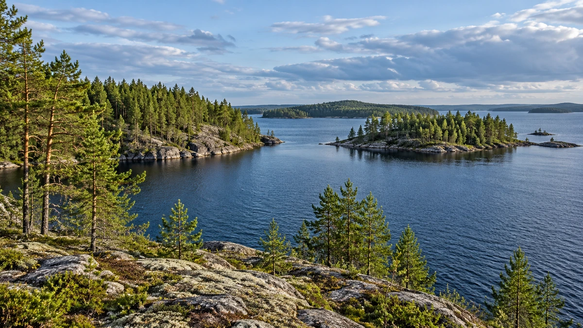 Forests and lakes around Segezha