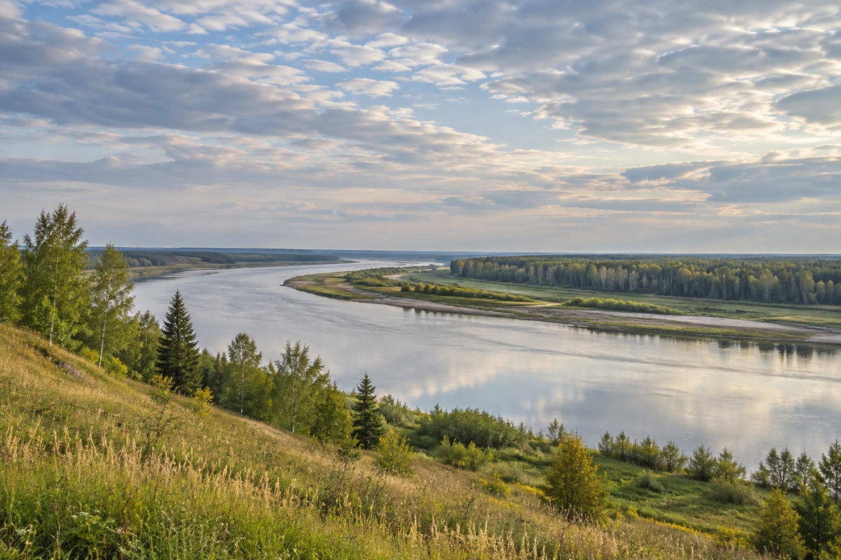 Tobolsk region landscape