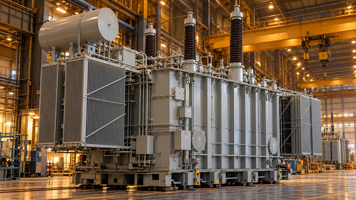 Large power transformer manufacturing