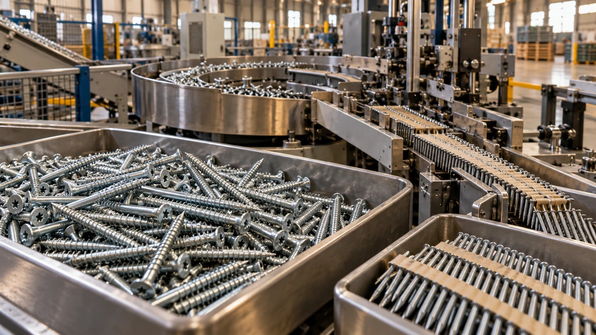Structural screws and collated nails
