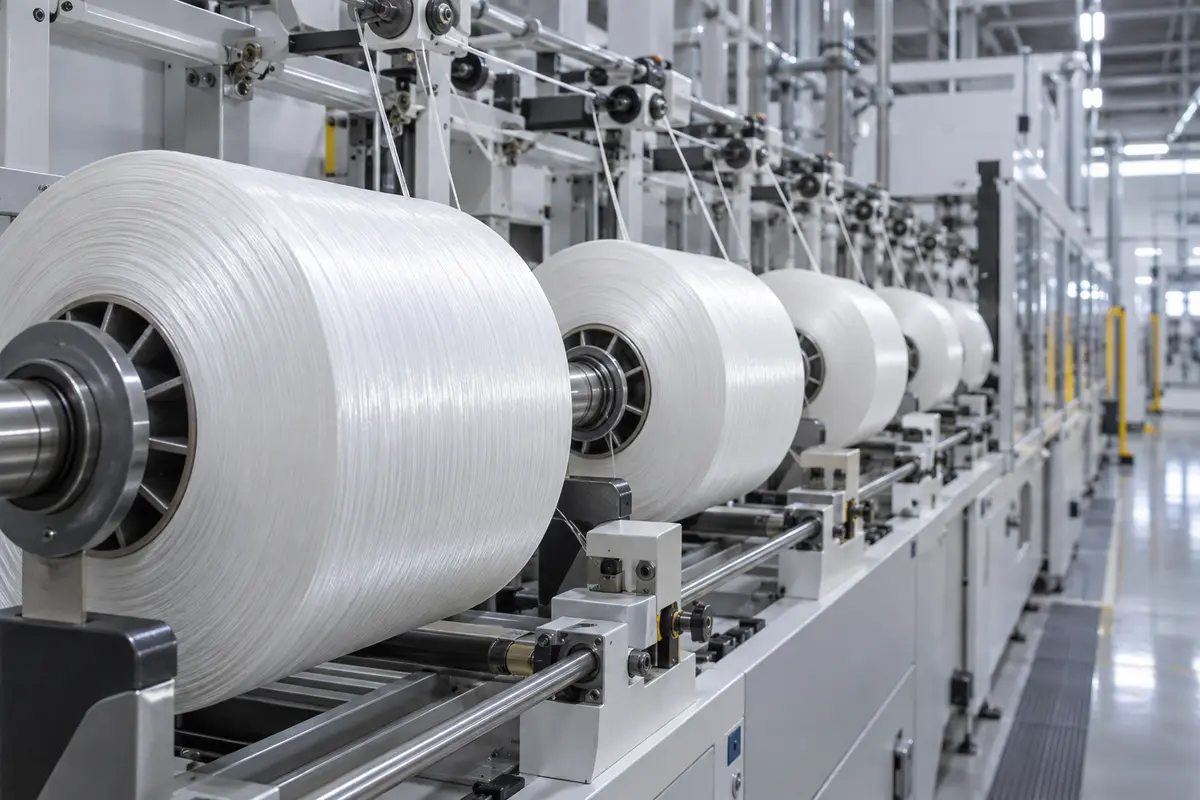 High-performance polymer fibre manufacturing