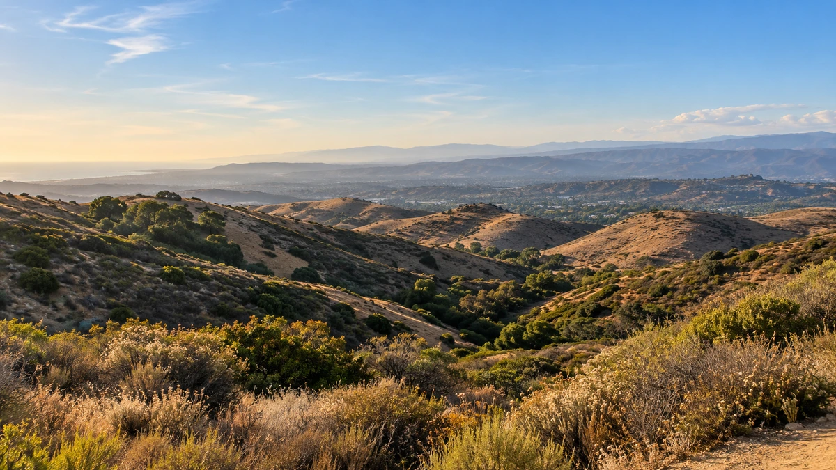 Orange County coastal foothills