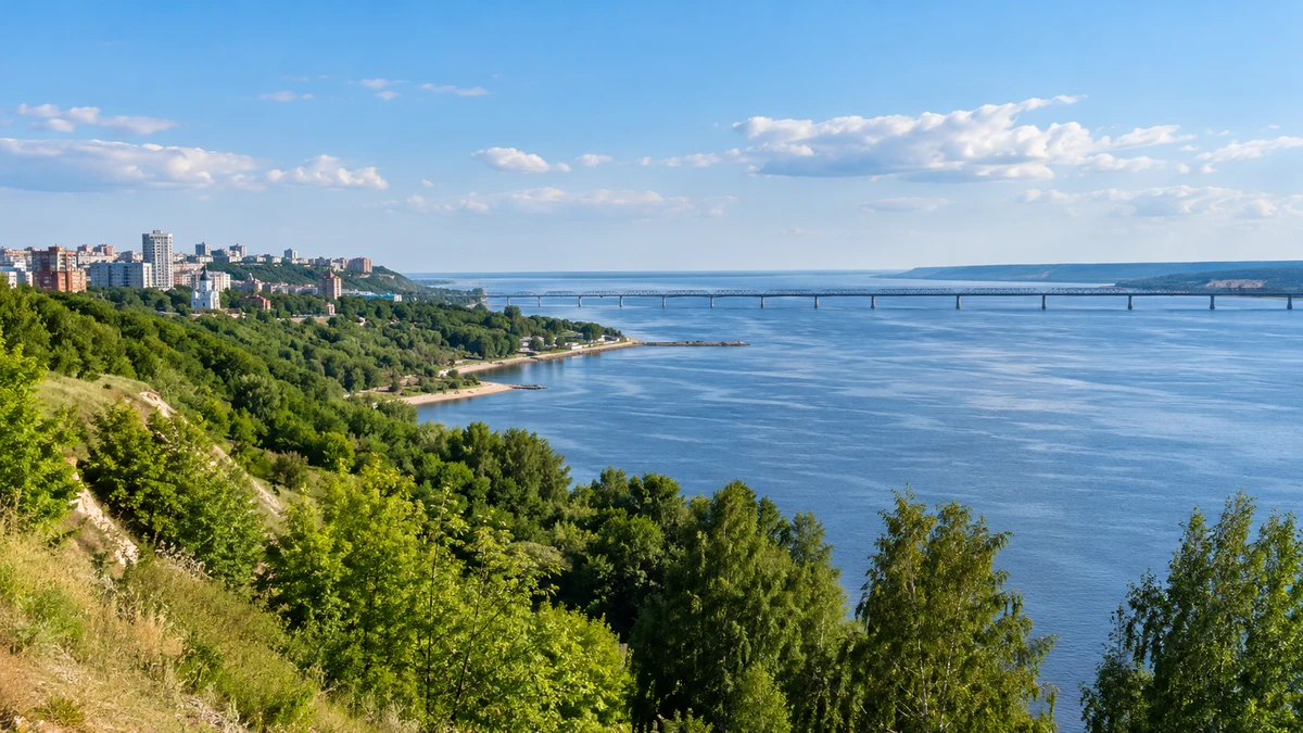 Волга у Ульяновска