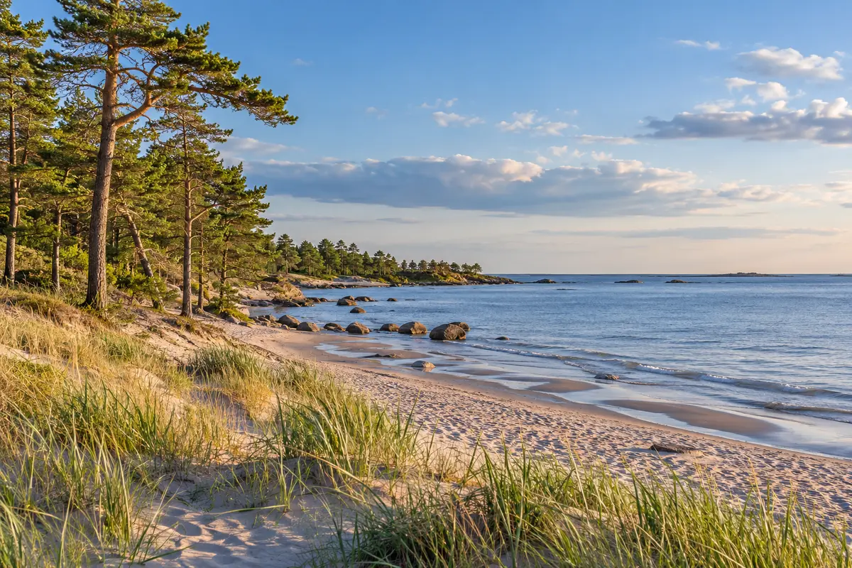 Northwestern Russia coastal landscape Northwestern Russia coastal landscape
