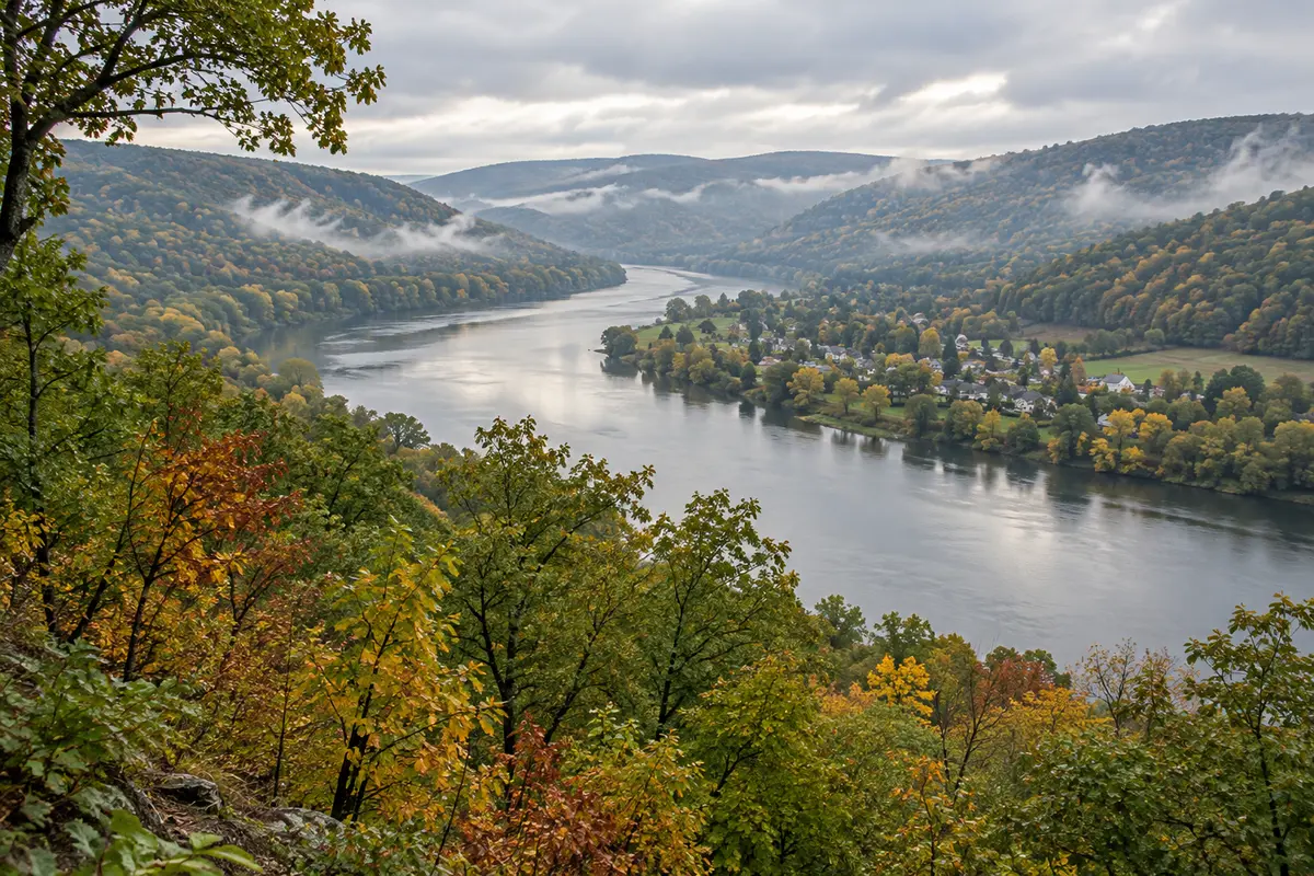 Pennsylvania river valley
